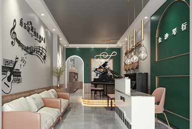 临平琴行装修设计_案例效果图