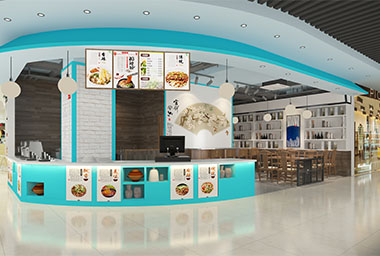 临平酸辣粉店装修设计_案例效果图