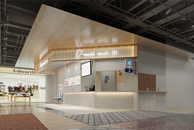 临平周杰伦奶茶店装修设计_案例效果图