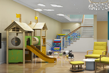 临平早教机构装修设计_案例效果图