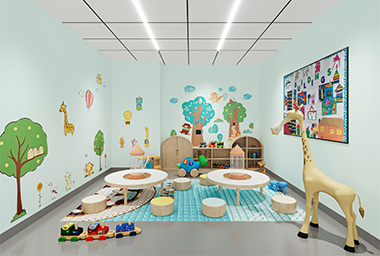 临平少儿培训机构装修设计_案例效果图