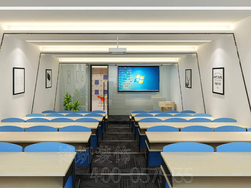 杭州多人办公室装修-案例效果图 6