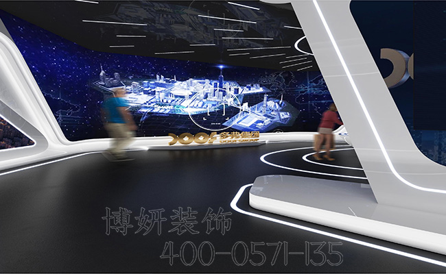 公司展厅装修设计案例效果图,展厅装修,杭州展厅装修