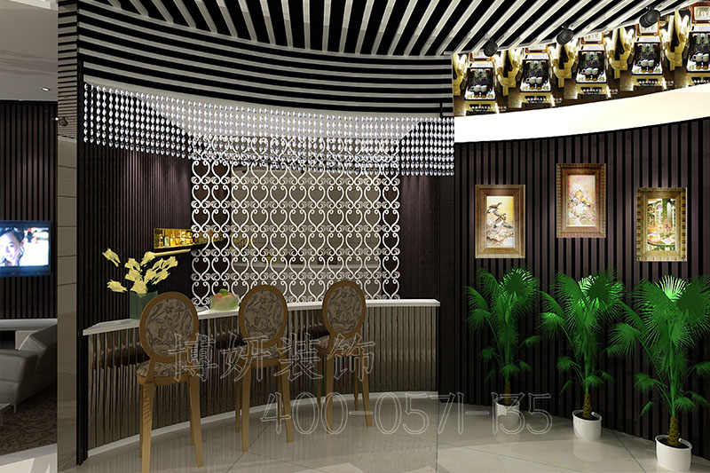 杭州时尚奶茶店装修设计-案例效果图 5