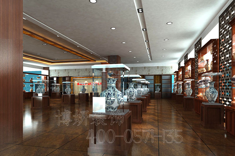 瓷器展厅装修设计,瓷器展厅装饰案例效果图,展厅装修设计 瓷器展厅装修设计,瓷器展厅装饰案例效果图,展厅装修设计