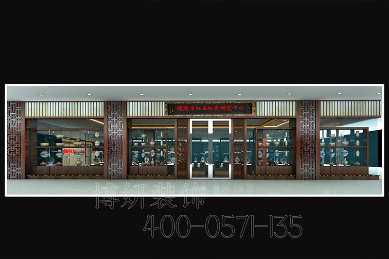 瓷器展厅装修设计,瓷器展厅装饰案例效果图,展厅装修设计 瓷器展厅装修设计,瓷器展厅装饰案例效果图,展厅装修设计