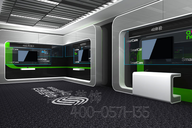 杭州移动展厅装修设计-展厅装修装饰实景全景图片 4