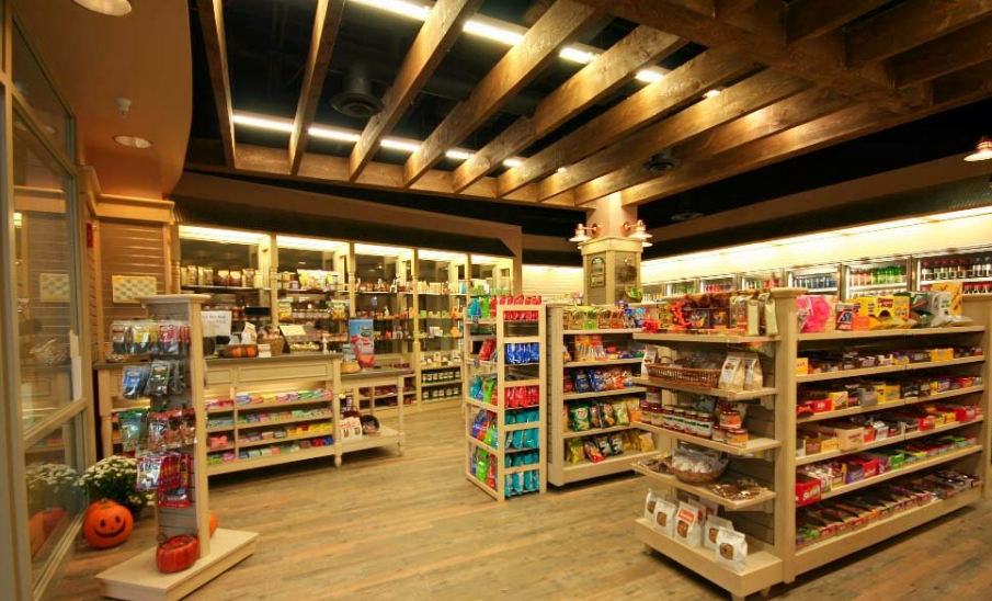 杭州上城区休闲食品店装修设计,杭州食品店装修风格大全,杭州专业店铺装修公司