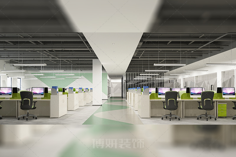 杭州生物科技办公室装修设计-专业办公空间打造效果 10